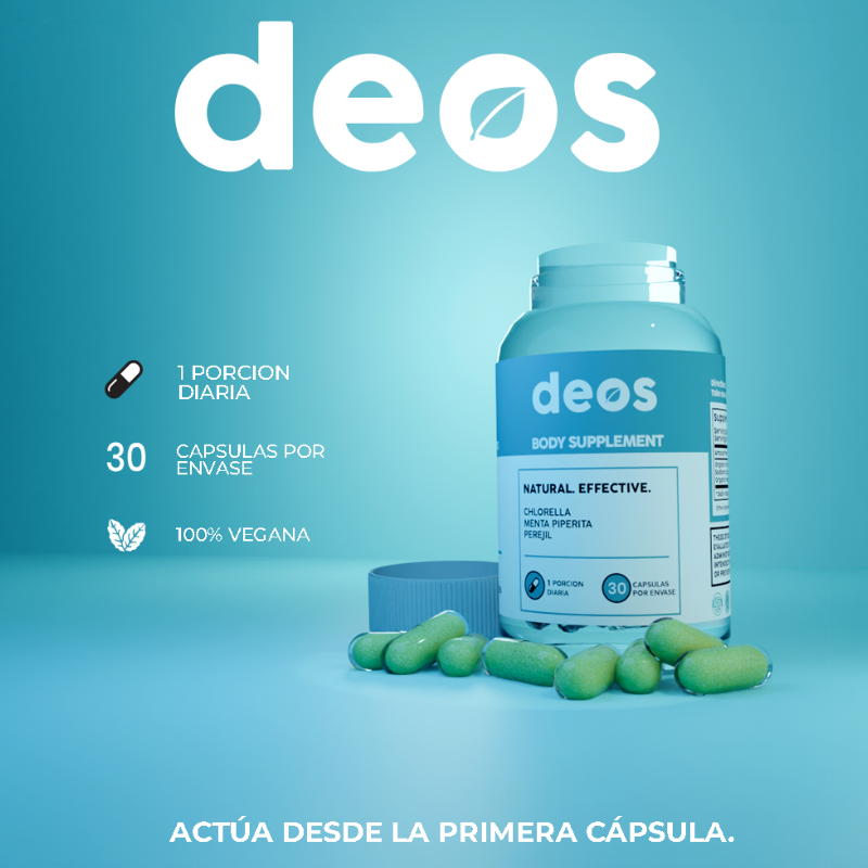 DEOS Desodorante Interno Natural (30 Capsulas)
