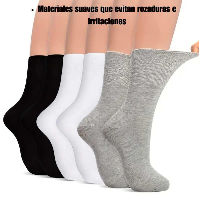 Calcetines para Diabéticos - 12 Pares
