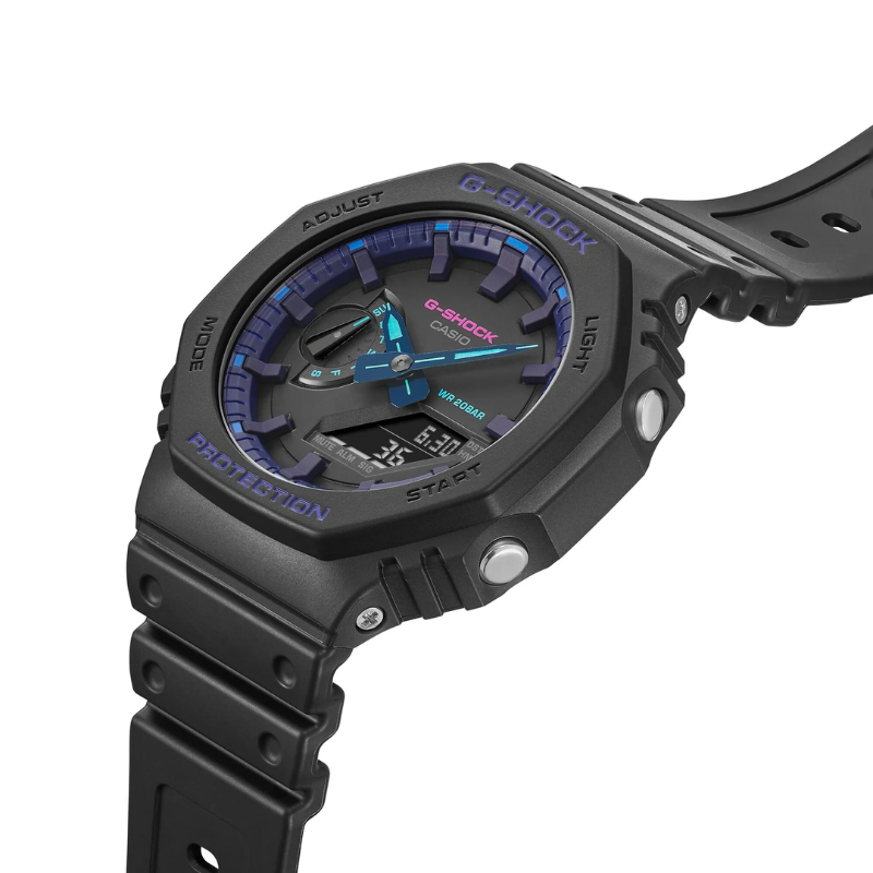 Reloj Casio G-Shock Análogo-Digital GA-2100VB-1ADR Carbon Core Guard