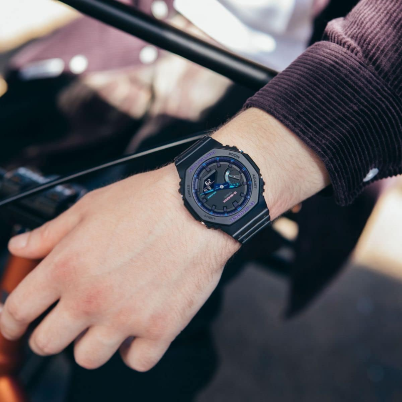Reloj Casio G-Shock Análogo-Digital GA-2100VB-1ADR Carbon Core Guard